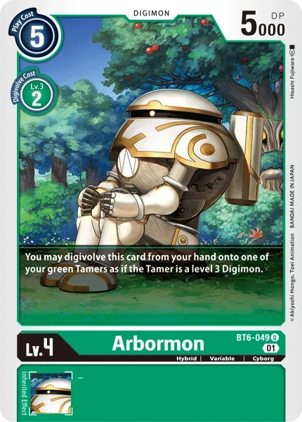 Arbormon &mdash; Digimon Card Game card