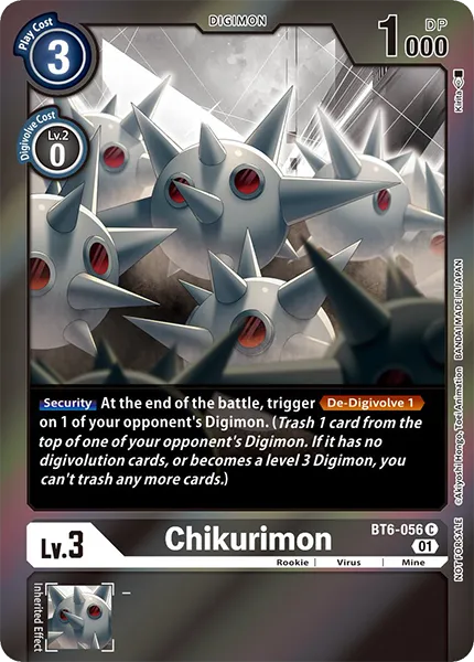 Chikurimon &mdash; Digimon Card Game card