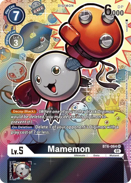 Mamemon &mdash; Digimon Card Game card