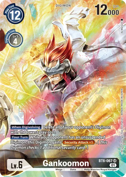 Gankoomon &mdash; Digimon Card Game card