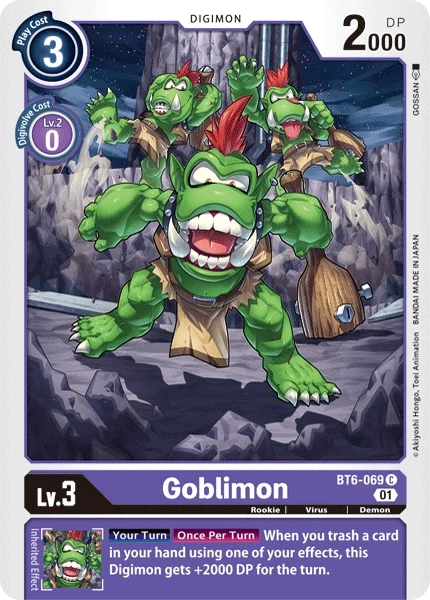 Goblimon &mdash; Digimon Card Game card