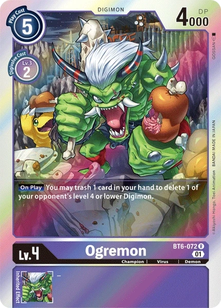 Ogremon &mdash; Digimon Card Game card