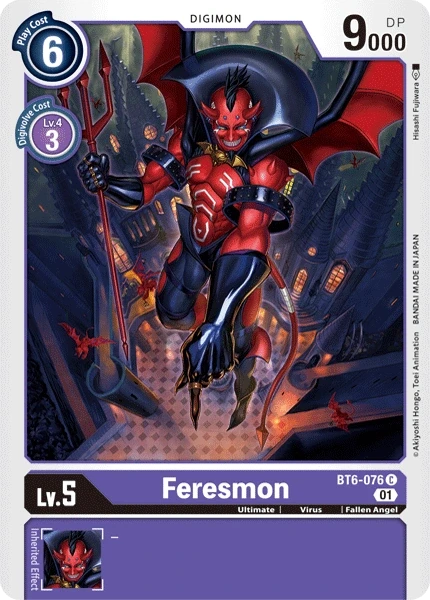 Feresmon &mdash; Digimon Card Game card