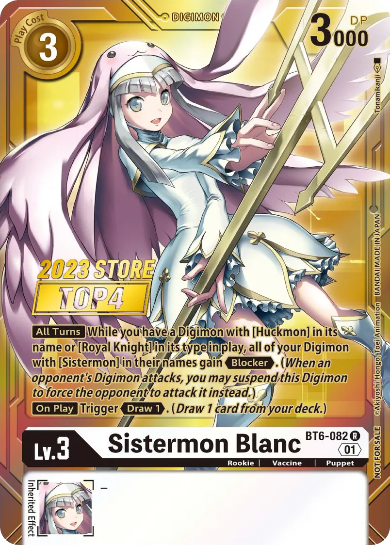 Sistermon Blanc &mdash; Digimon Card Game card