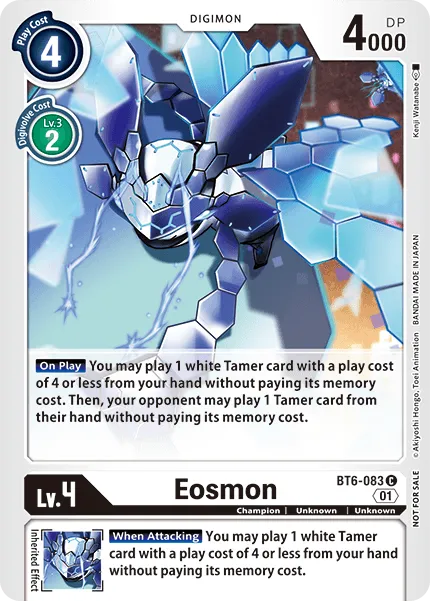 Eosmon &mdash; Digimon Card Game card
