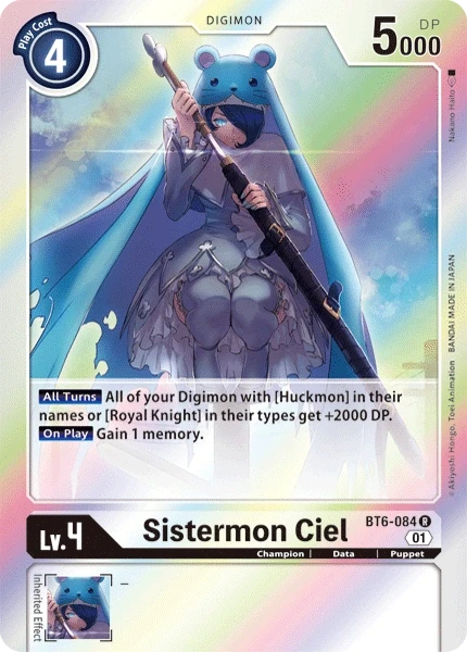 Sistermon Ciel &mdash; Digimon Card Game card