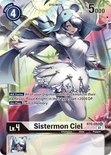 Sistermon Ciel &mdash; Digimon Card Game card