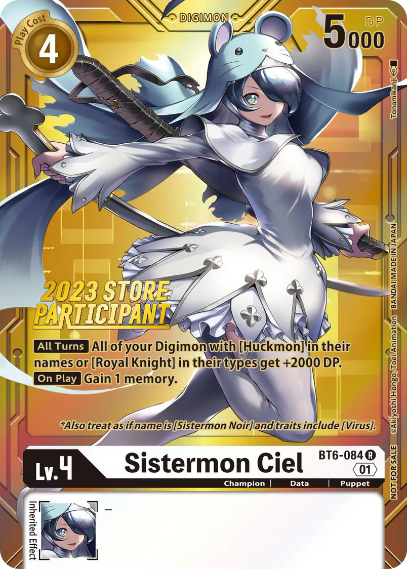 Sistermon Ciel &mdash; Digimon Card Game card