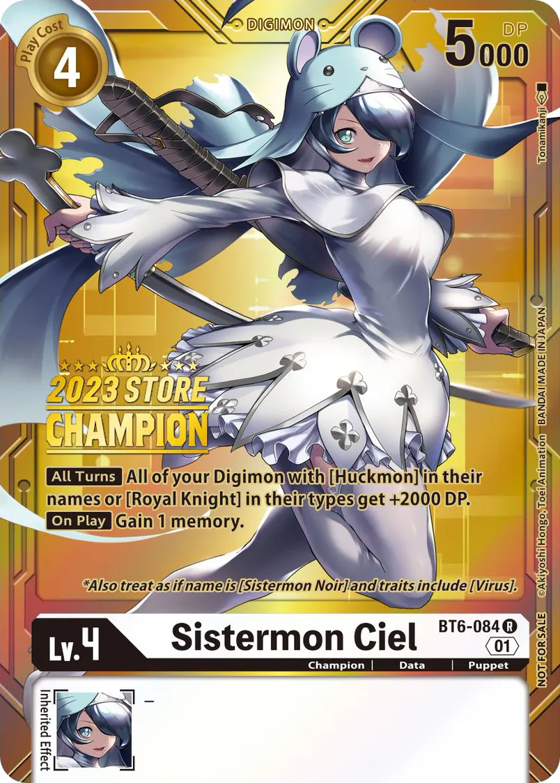 Sistermon Ciel &mdash; Digimon Card Game card