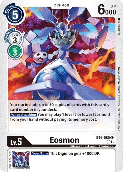 Eosmon &mdash; Digimon Card Game card