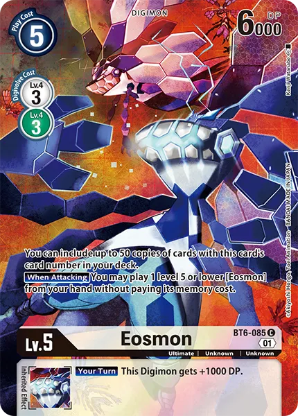 Eosmon &mdash; Digimon Card Game card
