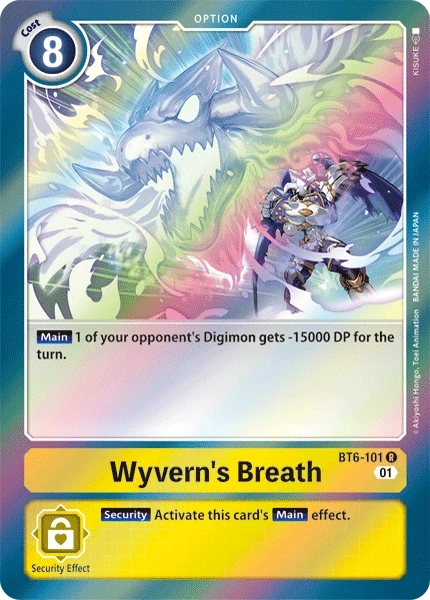 Wyvern's Breath &mdash; Digimon Card Game card