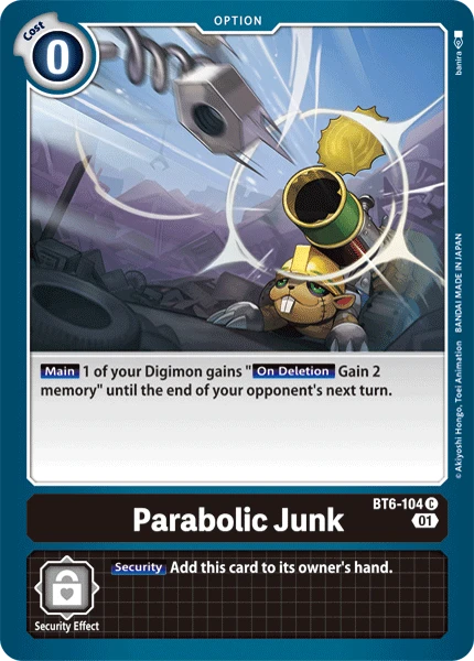 Parabolic Junk &mdash; Digimon Card Game card