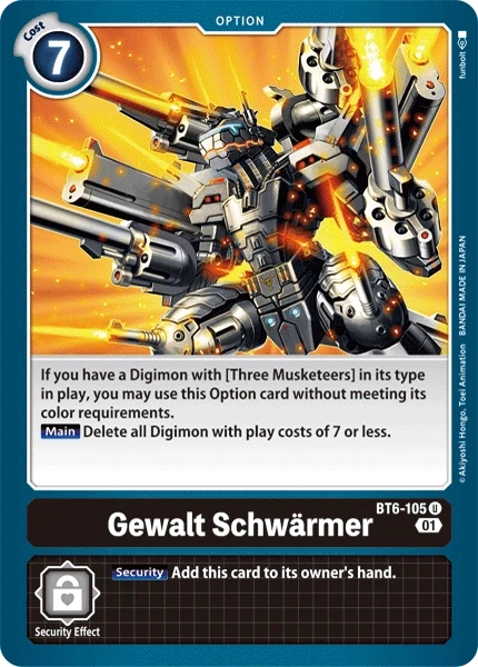 Gewalt Schwärmer &mdash; Digimon Card Game card