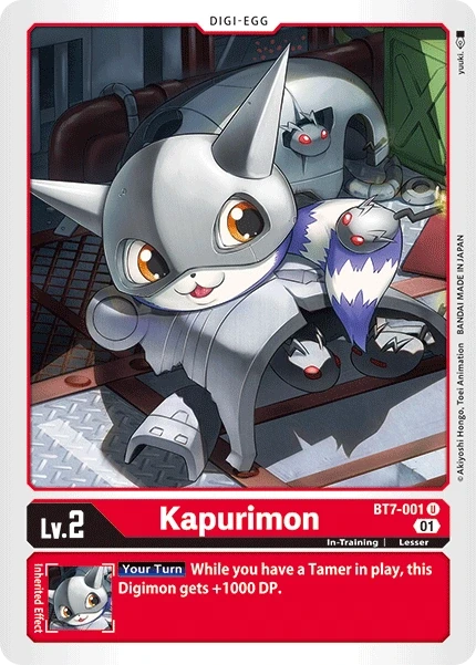 Kapurimon &mdash; Digimon Card Game card