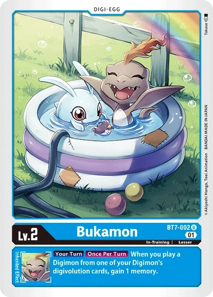 Bukamon &mdash; Digimon Card Game card