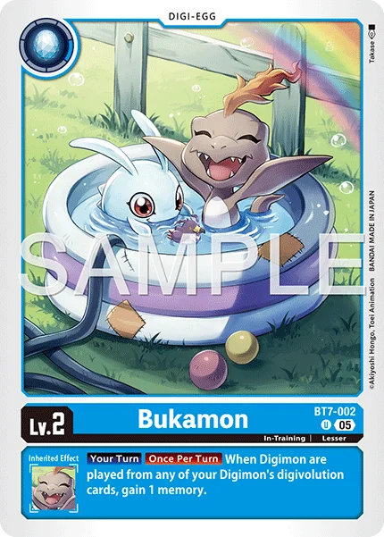 Bukamon &mdash; Digimon Card Game card