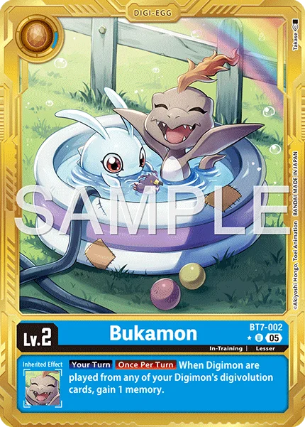 Bukamon &mdash; Digimon Card Game card
