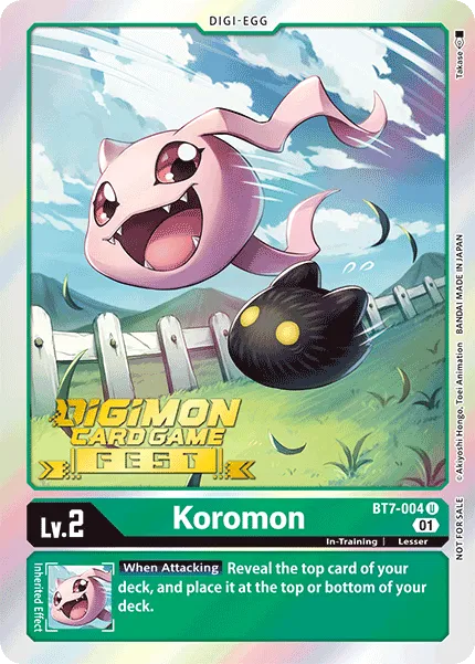 Koromon &mdash; Digimon Card Game card