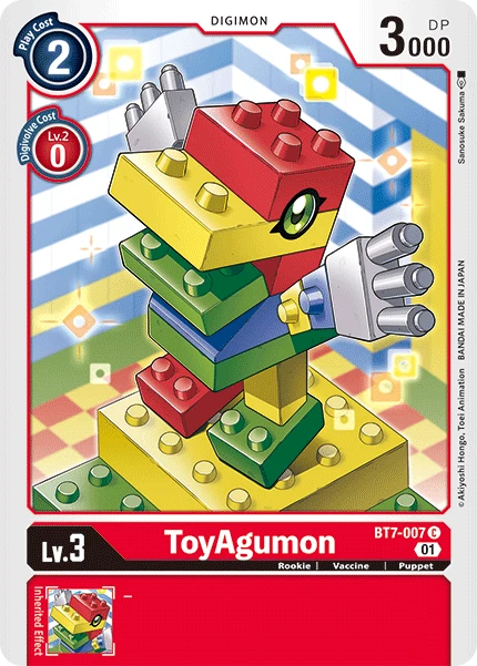 ToyAgumon &mdash; Digimon Card Game card