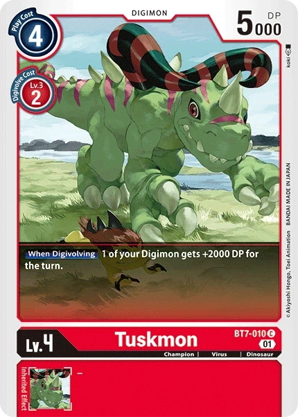 Tuskmon &mdash; Digimon Card Game card