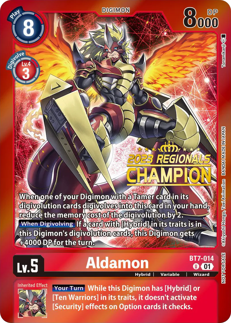 Aldamon &mdash; Digimon Card Game card