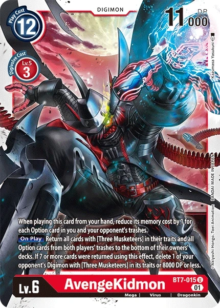AvengeKidmon &mdash; Digimon Card Game card