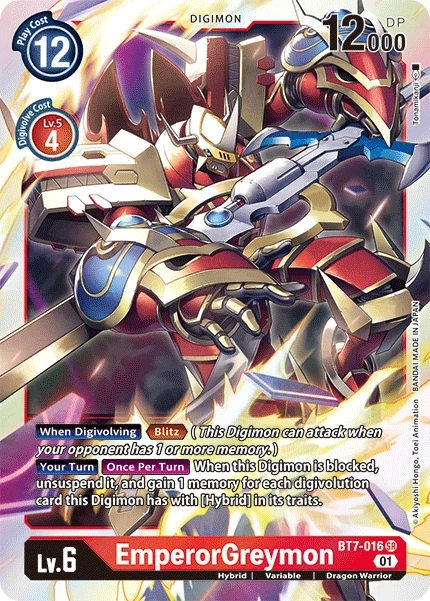 EmperorGreymon &mdash; Digimon Card Game card