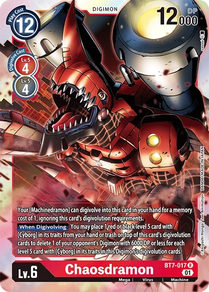Chaosdramon &mdash; Digimon Card Game card