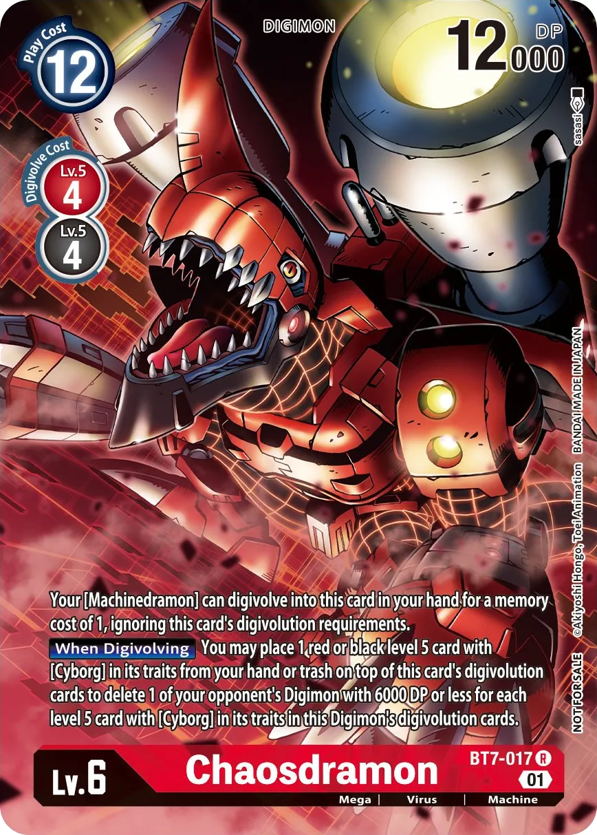 Chaosdramon &mdash; Digimon Card Game card