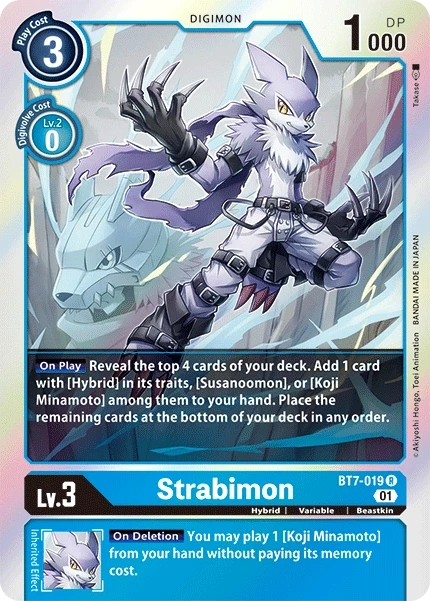 Strabimon &mdash; Digimon Card Game card