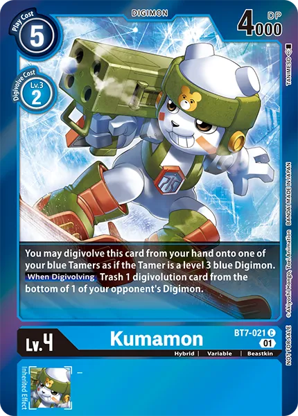 Kumamon &mdash; Digimon Card Game card
