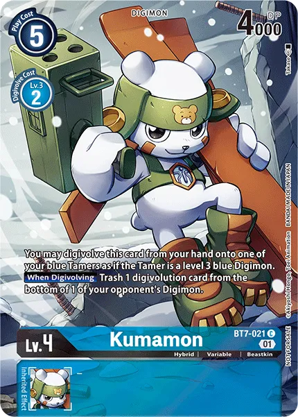 Kumamon &mdash; Digimon Card Game card