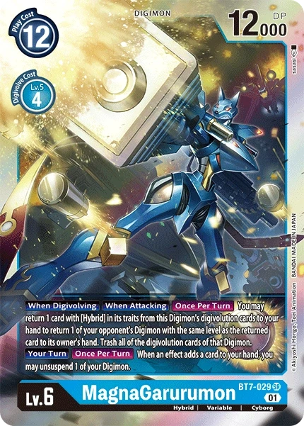 MagnaGarurumon &mdash; Digimon Card Game card