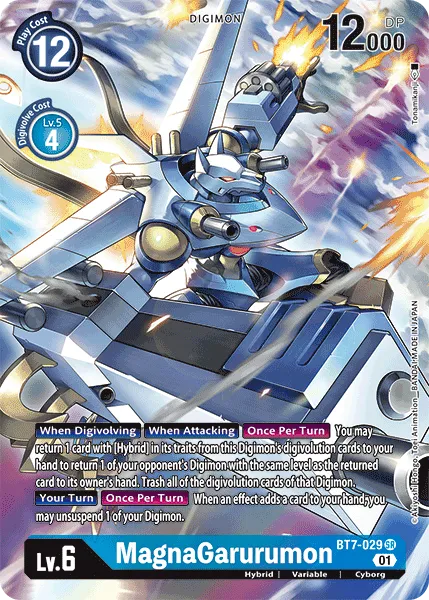 MagnaGarurumon &mdash; Digimon Card Game card