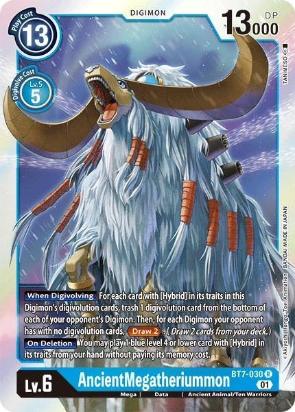 AncientMegatheriummon &mdash; Digimon Card Game card