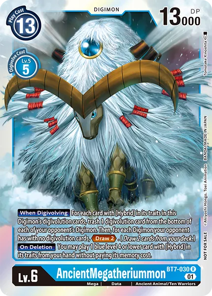 AncientMegatheriummon &mdash; Digimon Card Game card