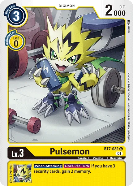 Pulsemon &mdash; Digimon Card Game card