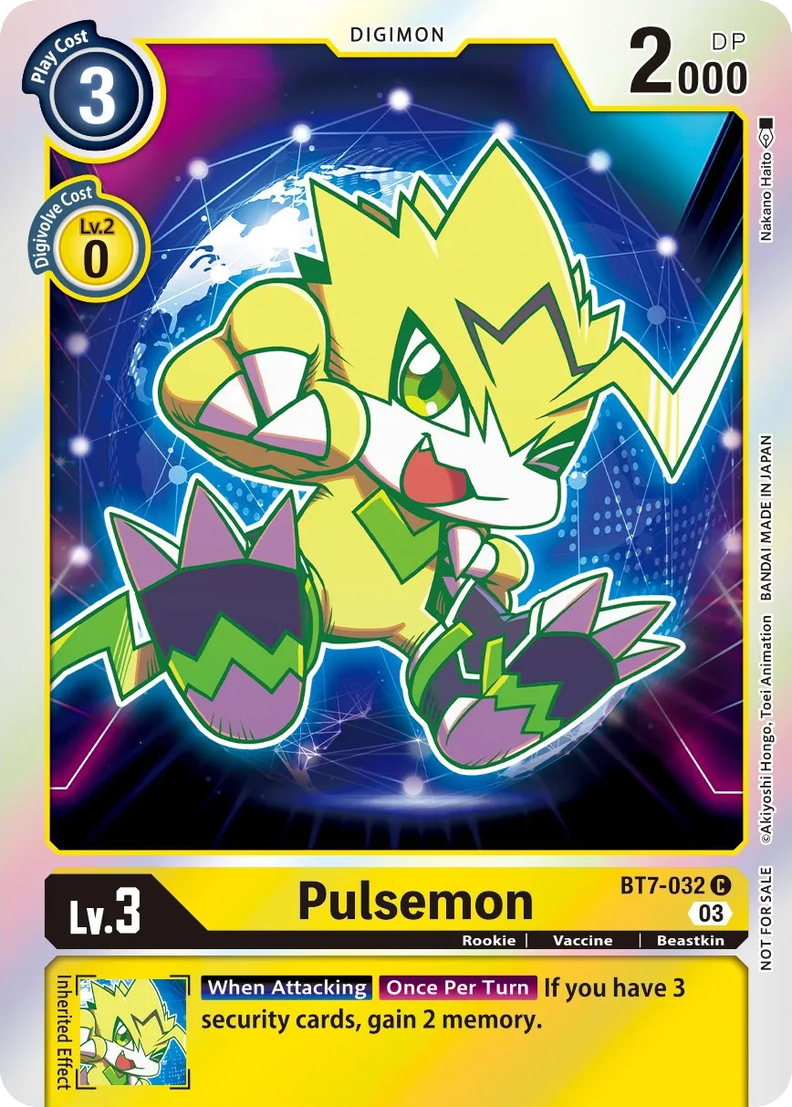 Pulsemon &mdash; Digimon Card Game card
