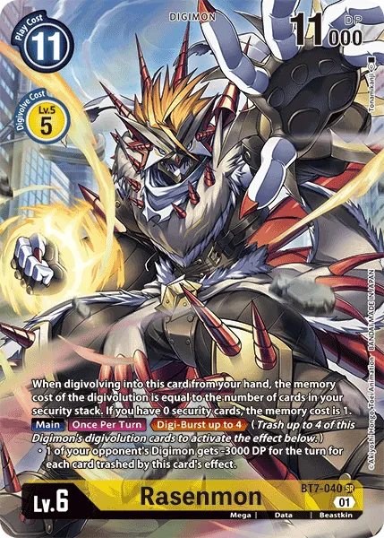 Rasenmon &mdash; Digimon Card Game card