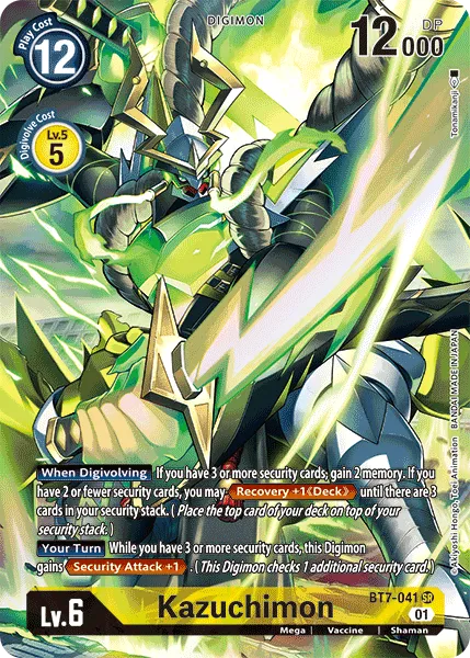 Kazuchimon &mdash; Digimon Card Game card