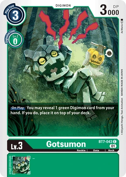 Gotsumon &mdash; Digimon Card Game card
