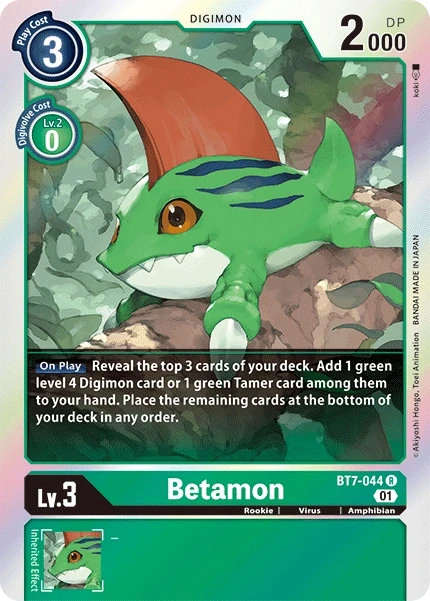 Betamon &mdash; Digimon Card Game card