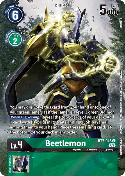 Beetlemon &mdash; Digimon Card Game card