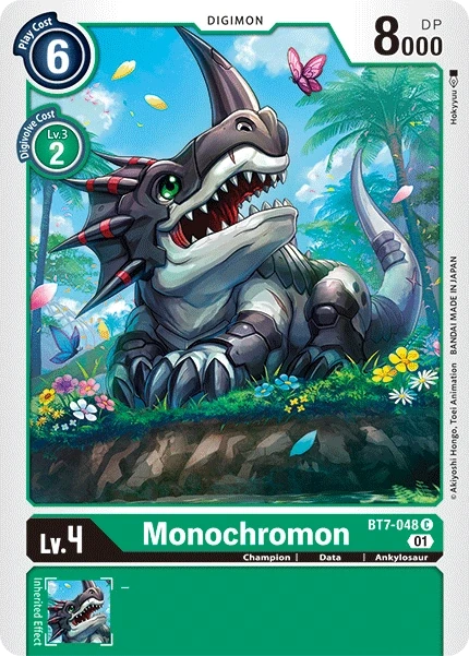 Monochromon &mdash; Digimon Card Game card
