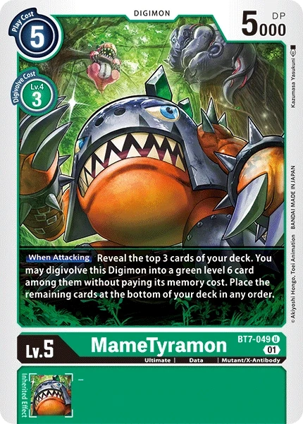 MameTyramon &mdash; Digimon Card Game card