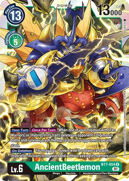 AncientBeetlemon &mdash; Digimon Card Game card
