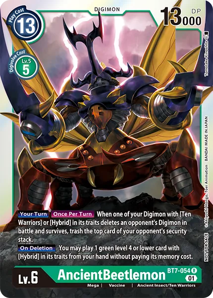 AncientBeetlemon &mdash; Digimon Card Game card