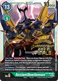 AncientBeetlemon &mdash; Digimon Card Game card