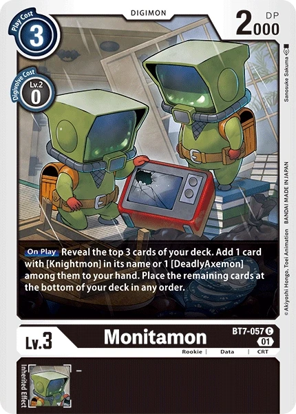 Monitamon &mdash; Digimon Card Game card